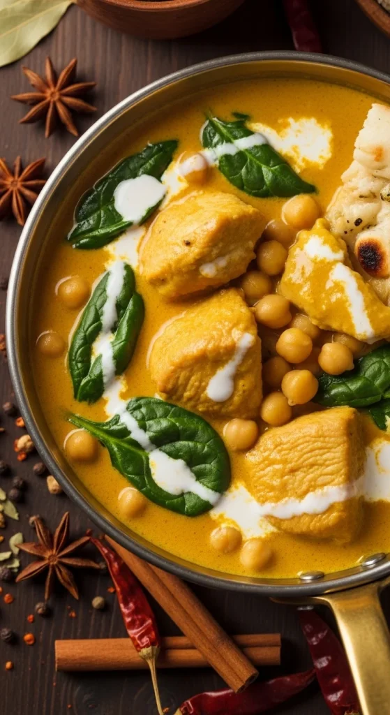 12. Chickpea Chicken Curry