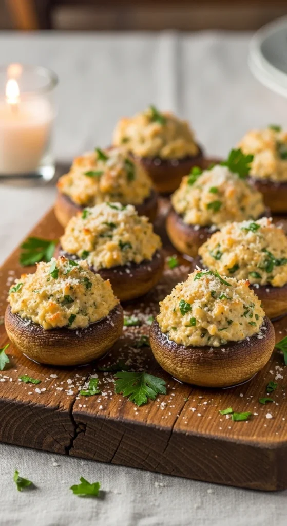 12. Crab-Stuffed Mushrooms