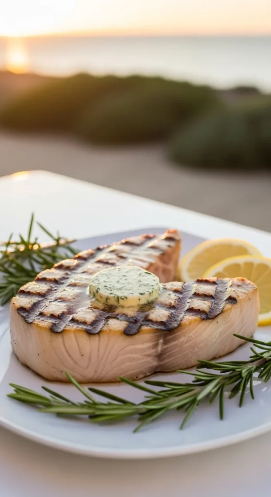 12. Grilled Swordfish with Herb Butter