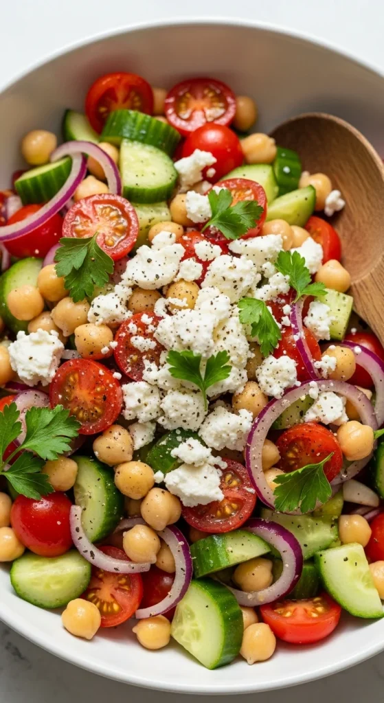 12. Mediterranean Chickpea Salad