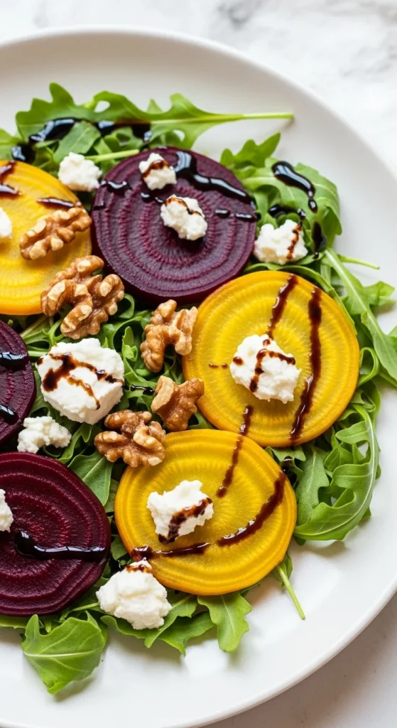 12. Roasted Beet and Goat Cheese Salad