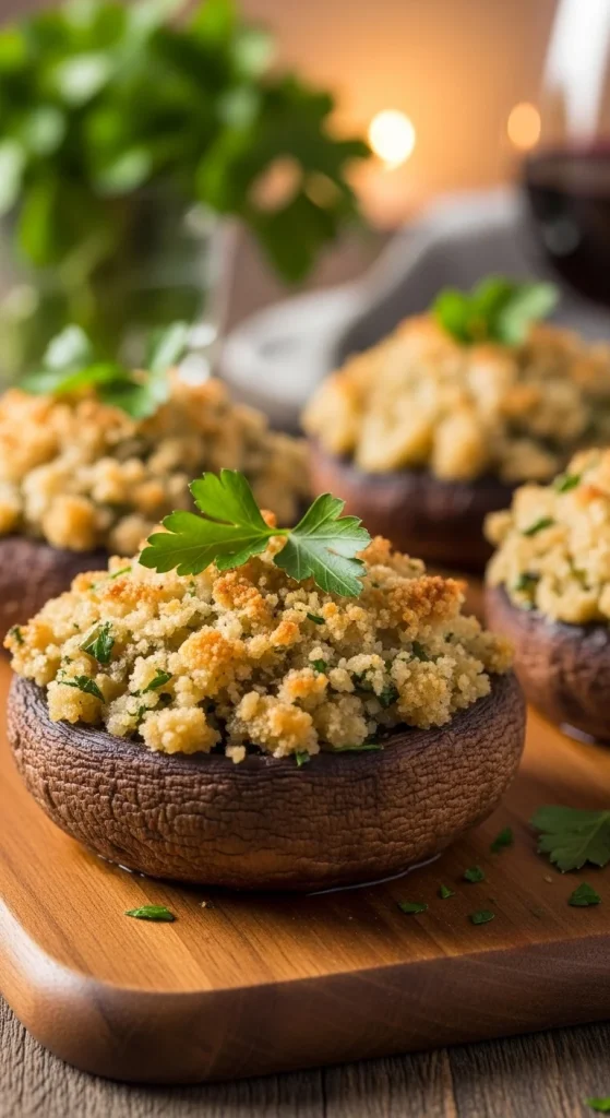 12. Stuffed Portobello Mushrooms
