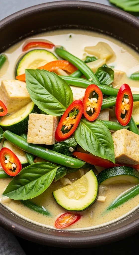 12. Thai Green Curry Veggies