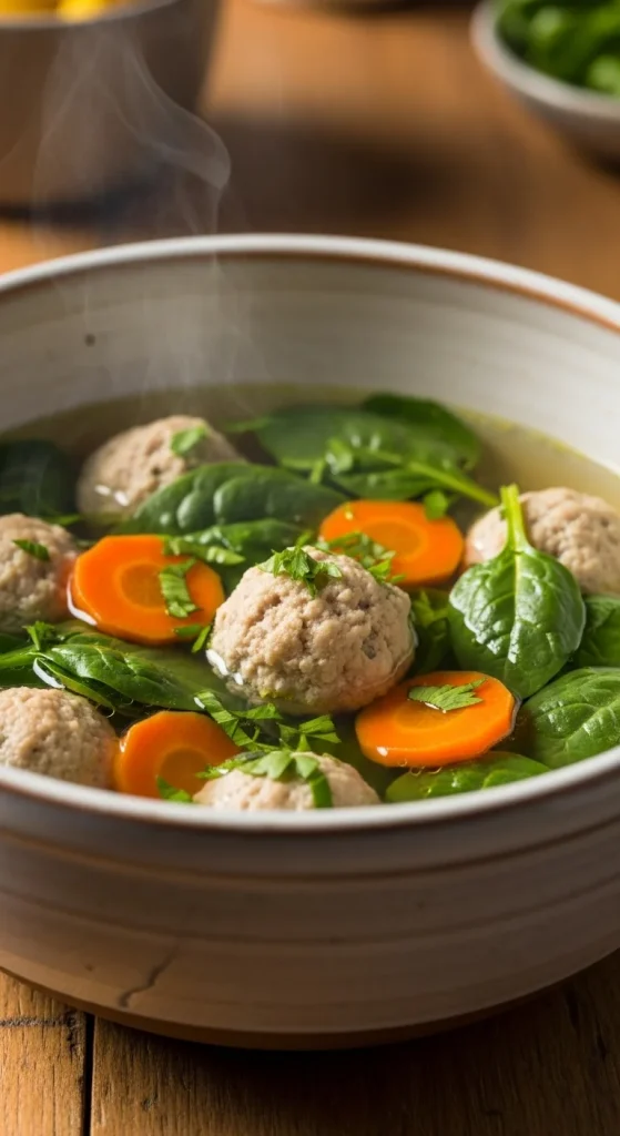 12. Turkey Meatball Soup (1)