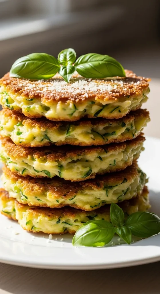 12. Zucchini Parmesan Fritters