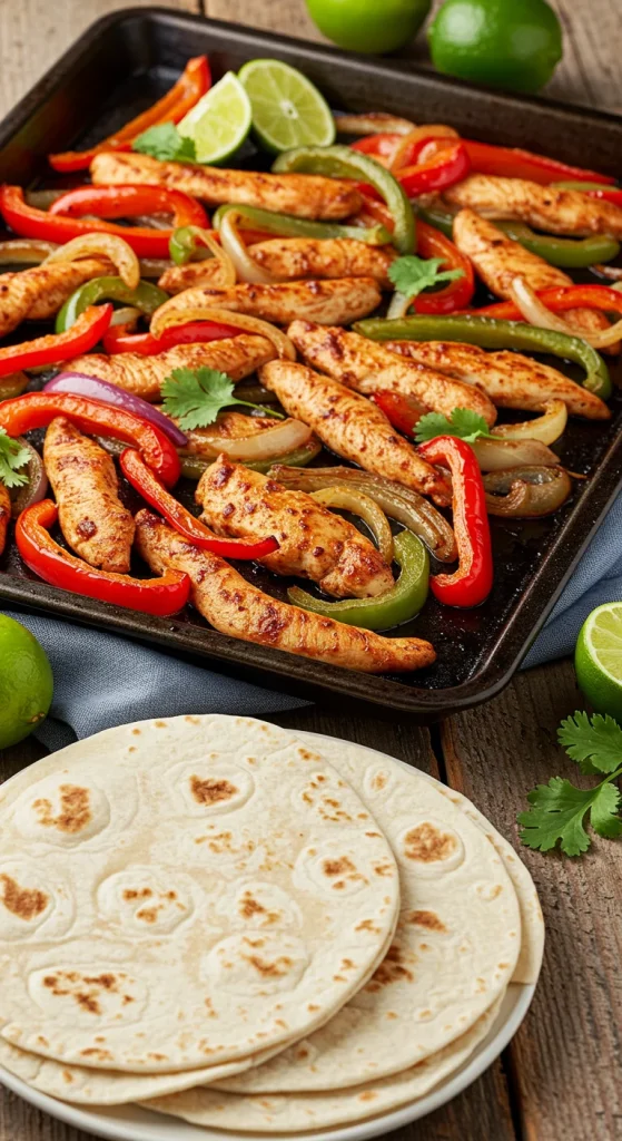 13. Baked Chicken Fajitas