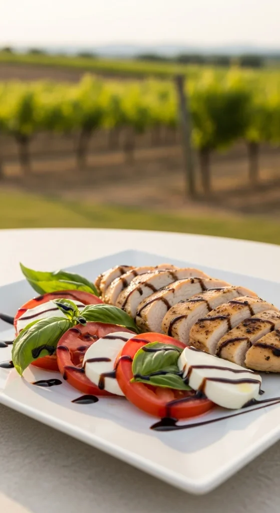 13. Chicken Caprese Salad
