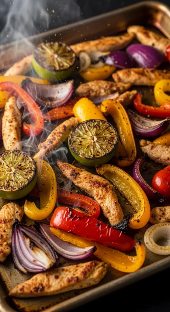 13. Chicken Fajitas Sheet Pan