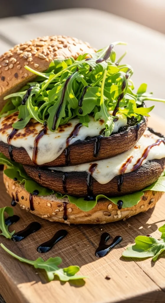 13. Grilled Portobello Mushroom Burgers