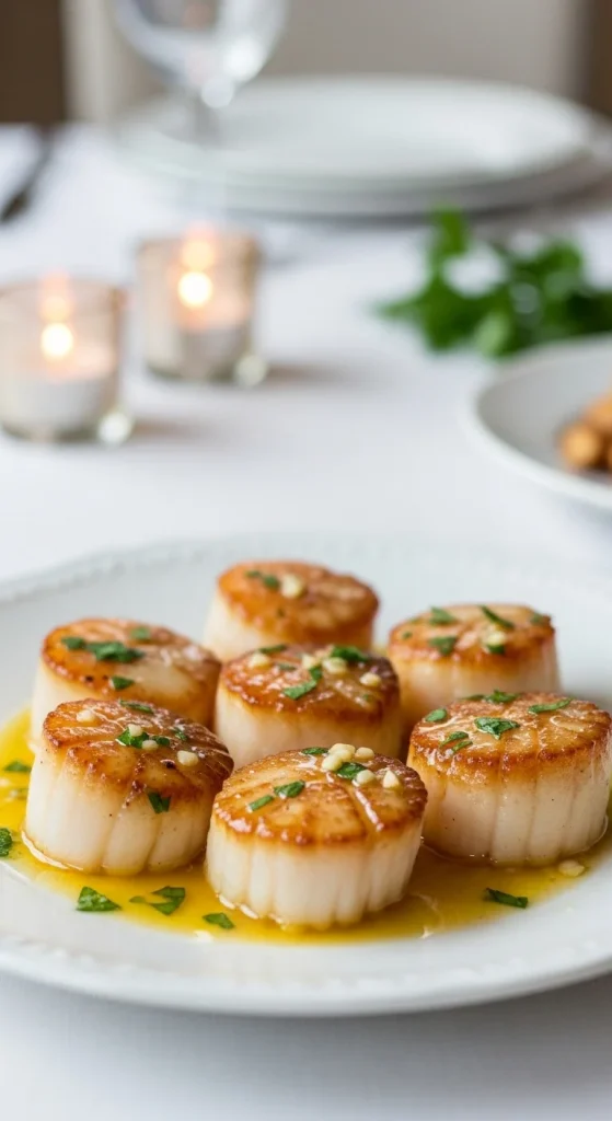 13. Lemon Garlic Butter Scallops