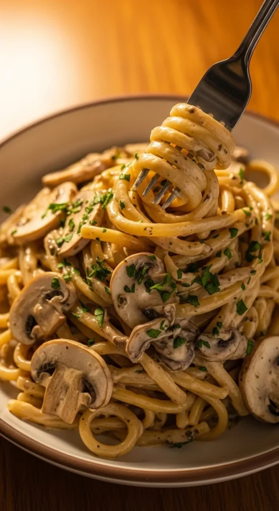 13. Mushroom Stroganoff