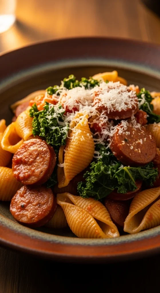 13. Sausage and Kale Pasta