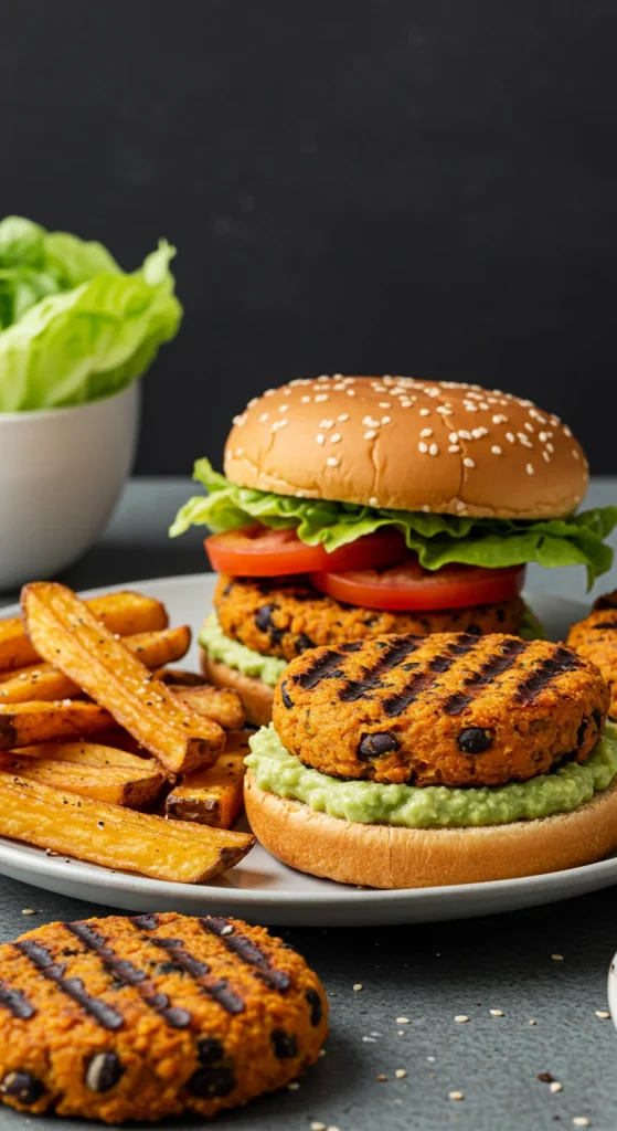 13. Sweet Potato Black Bean Burgers