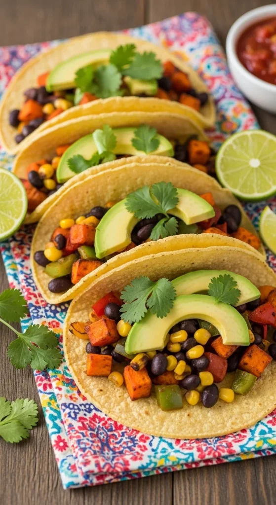 13. Sweet Potato Black Bean Tacos