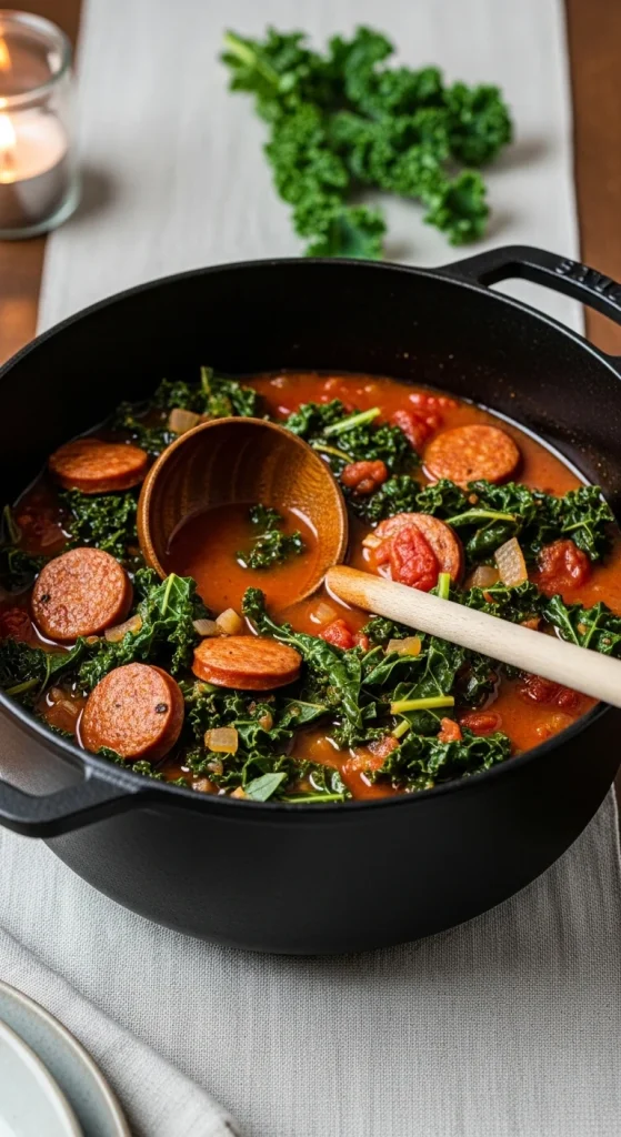 13. Winter Kale and Sausage Stew