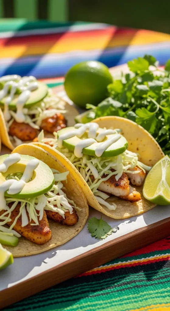 14. Blackened Catfish Tacos