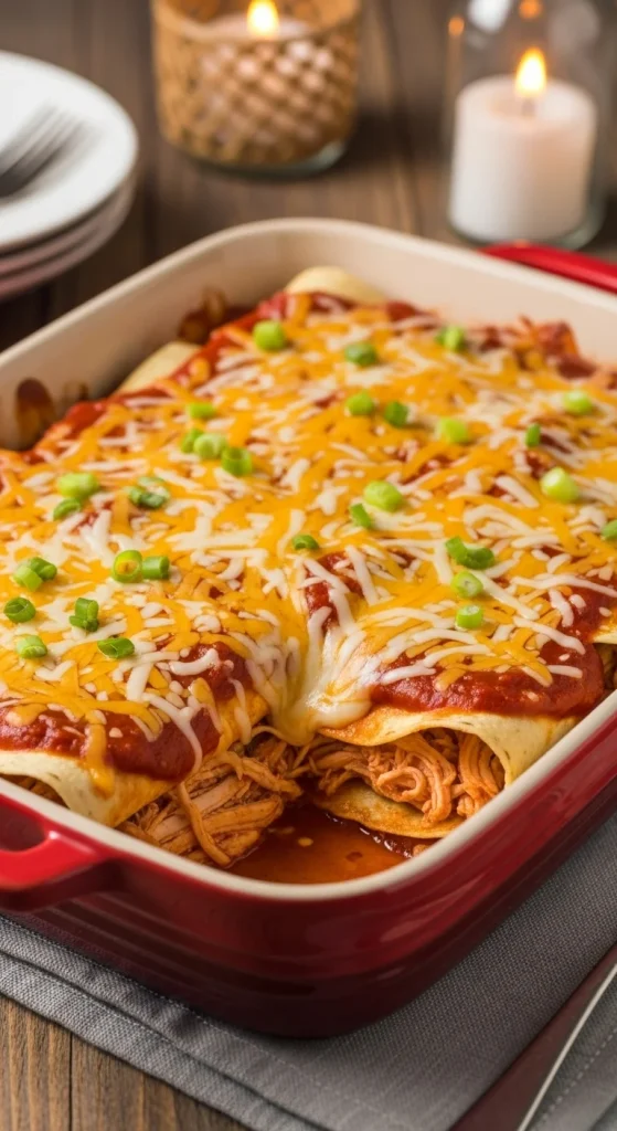 14. Chicken Enchilada Casserole
