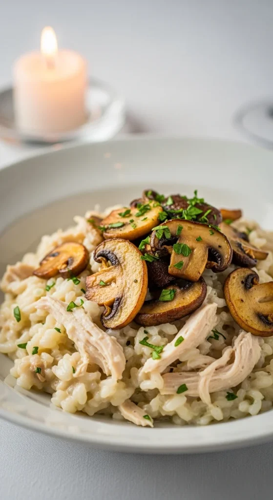 14. Chicken and Mushroom Risotto