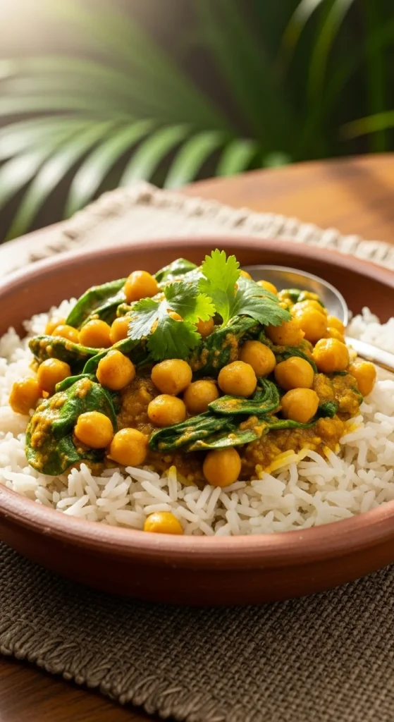 14. Chickpea Coconut Curry
