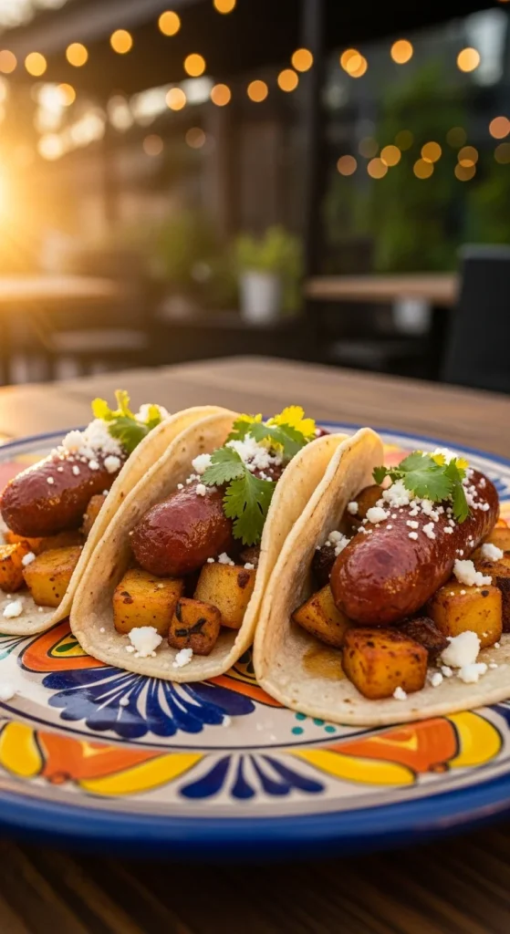 14. Chorizo and Potato Tacos