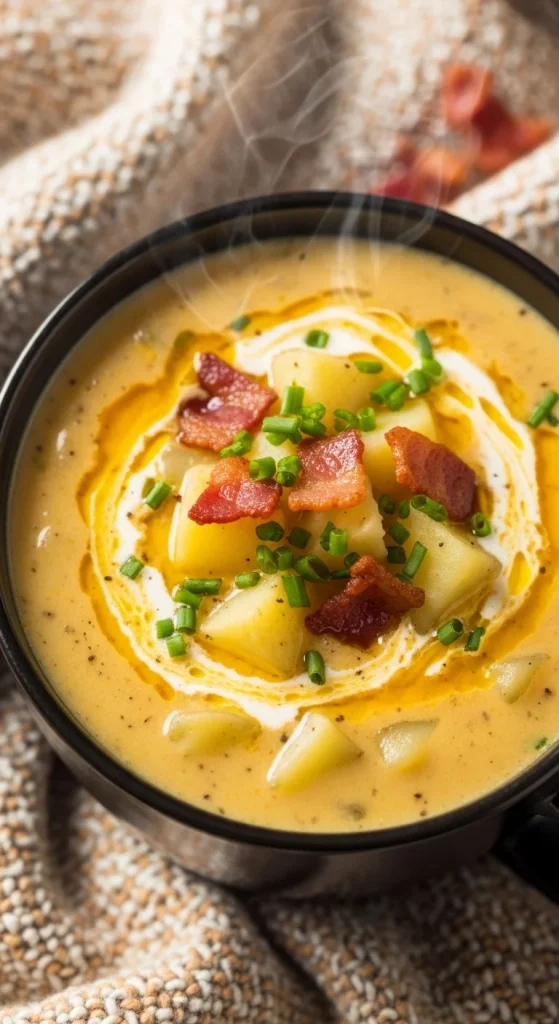 14. Crockpot Creamy Potato Soup
