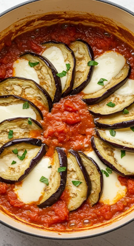 14. Eggplant Parmesan Casserole – One Pot Version