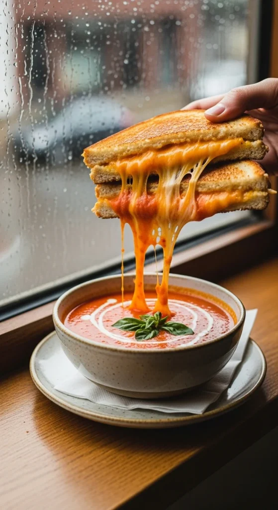 14. Grilled Cheese and Tomato Soup
