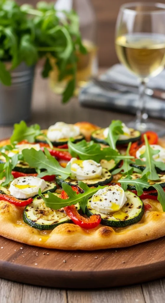 14. Grilled Vegetable Flatbread