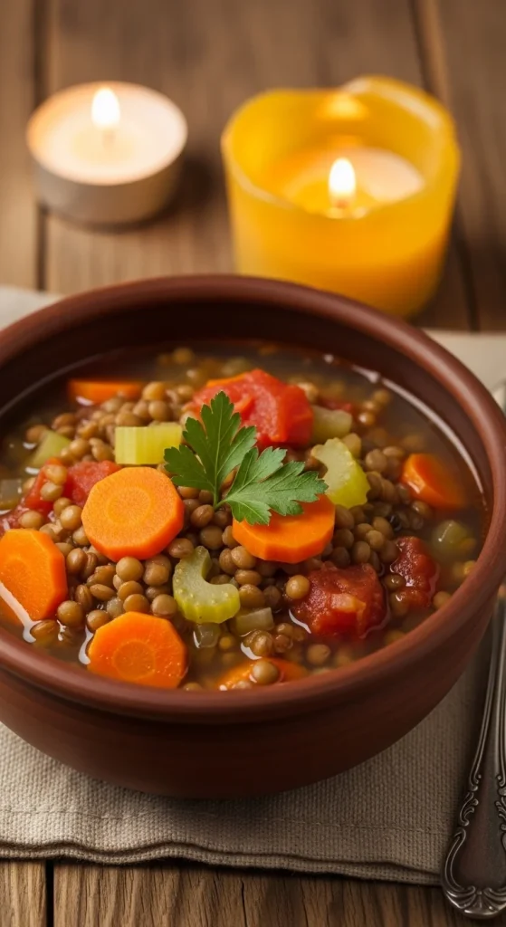 14. Lentil and Vegetable Soup