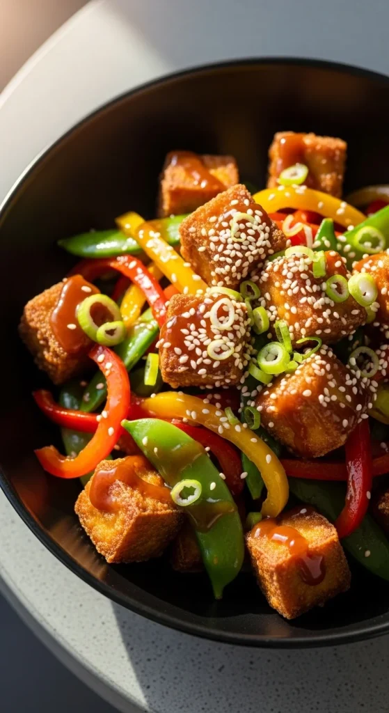 14. Teriyaki Tofu Stir-Fry