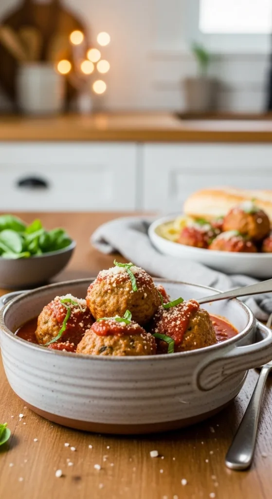 14. Turkey Meatballs with Marinara
