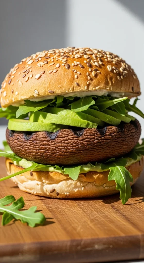 15. Grilled Portobello Mushroom Burgers