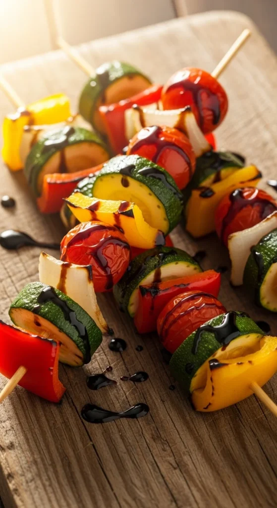 15. Grilled Vegetable Skewers