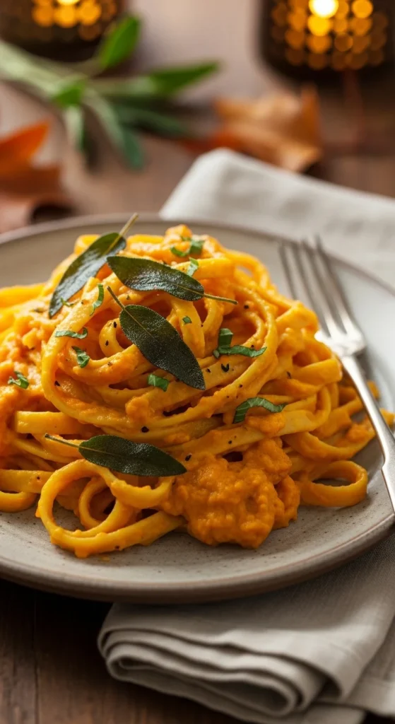 15. Pumpkin Sage Fettuccine