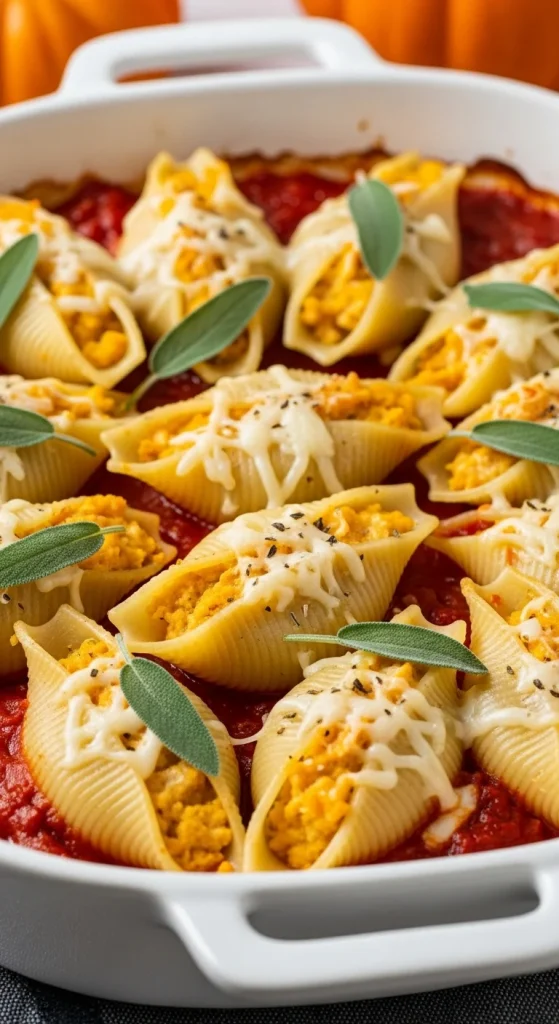 15. Pumpkin and Sage Stuffed Shells