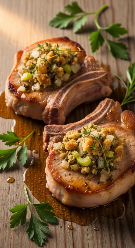 15. Stuffed Pork Chops
