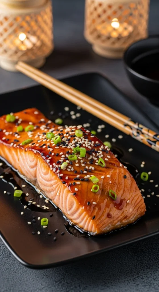 15. Teriyaki Glazed Salmon