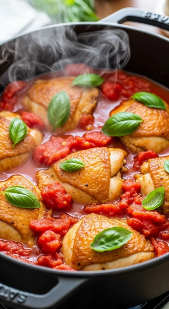 15. Tomato Basil Chicken