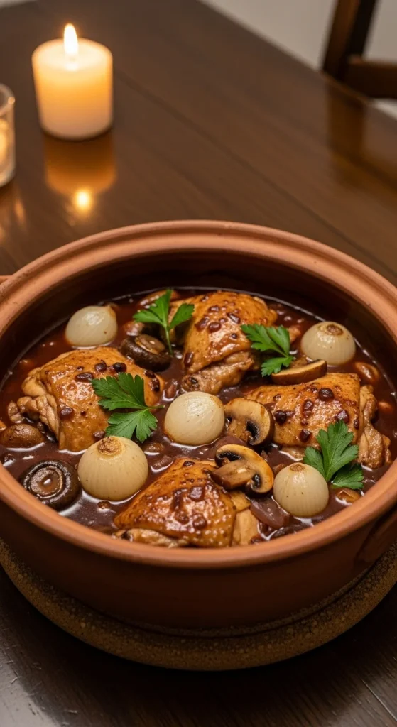 16. Coq au Vin