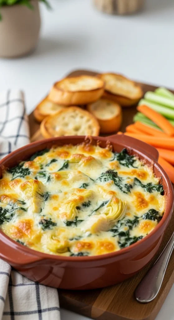 16. Creamy Spinach and Artichoke Dip