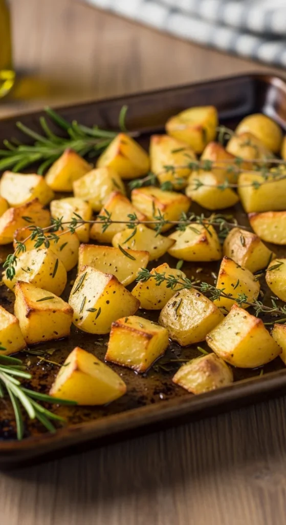 16. Garlic Herb Roasted Potatoes