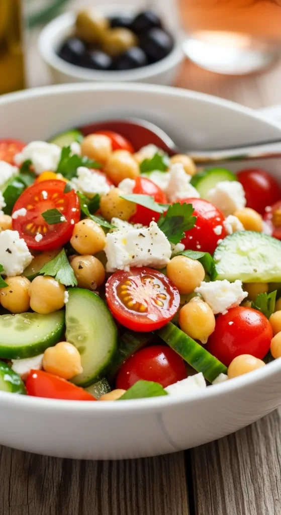 16. Mediterranean Chickpea Salad