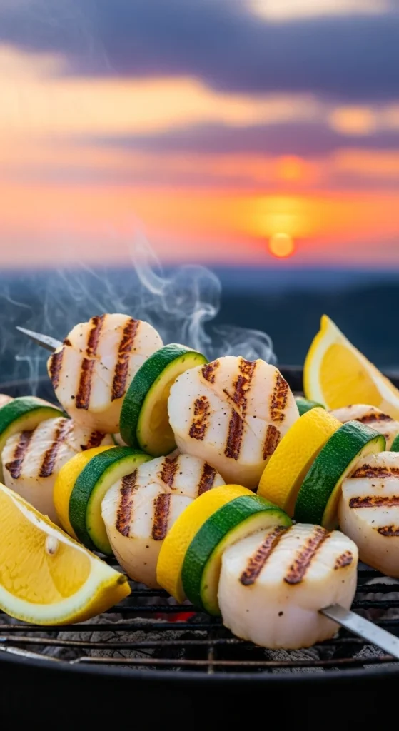 16. Scallop Skewers