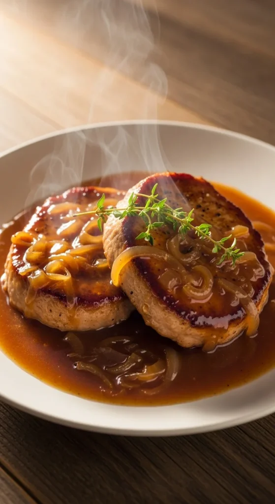 16. Smothered Pork Chops