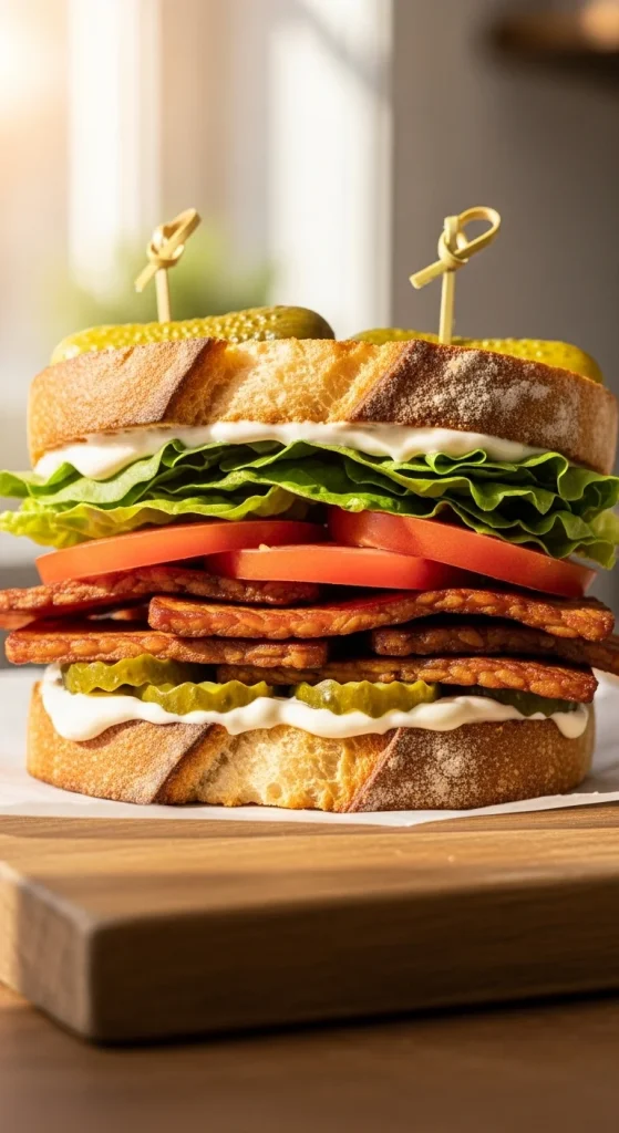 16. Tempeh Bacon BLT