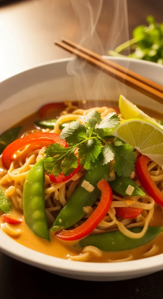 16. Thai Coconut Curry Noodles