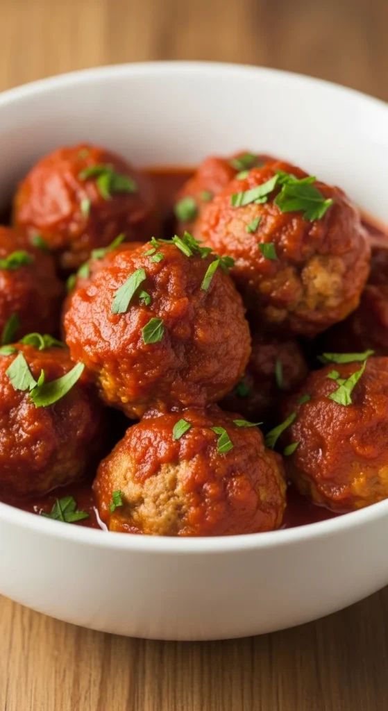 16. Turkey Meatballs with Marinara