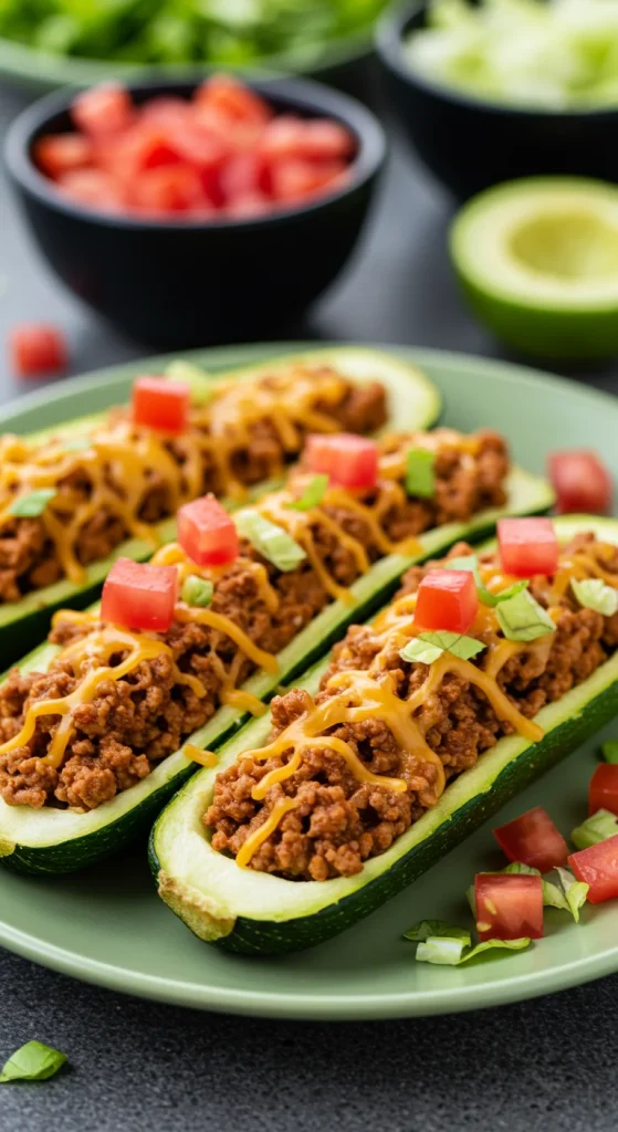 16. Zucchini Boat Tacos