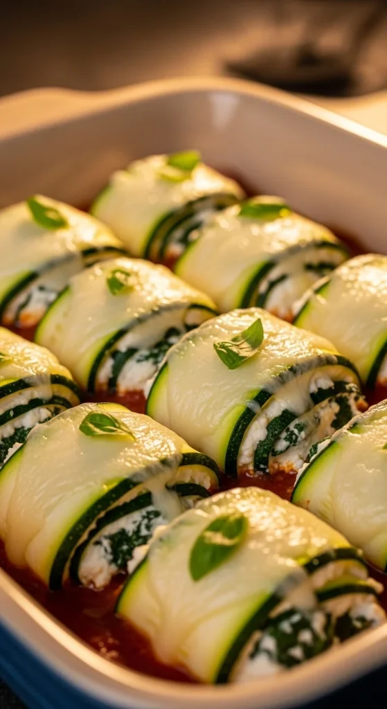 16. Zucchini Lasagna Roll-Ups