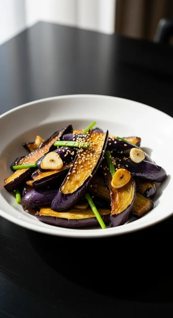 17. Chinese Stir-Fried Eggplant